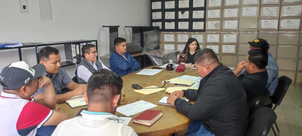 Mesa Técnica con el equipo de la Municipalidad de Panzós, Alta Verapaz